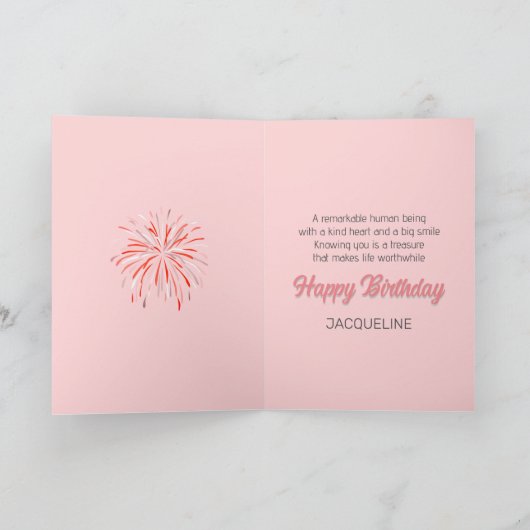 Fun TRINIDADIAN Daughter Red en Gray Birthday Kaart (Binnen)