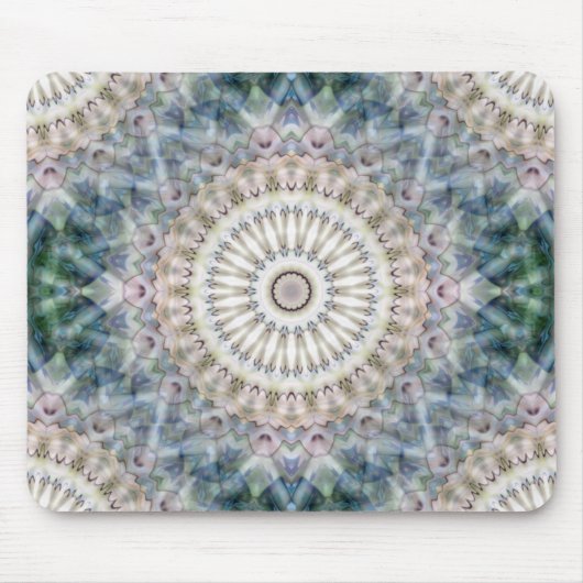 Fun Trippy Hippy Psychedelische Fractale Kaleidosc Muismat (Voorkant)