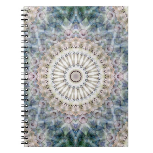 Fun Trippy Hippy Psychedelische Fractale Kaleidosc Notitieboek (Voorkant)