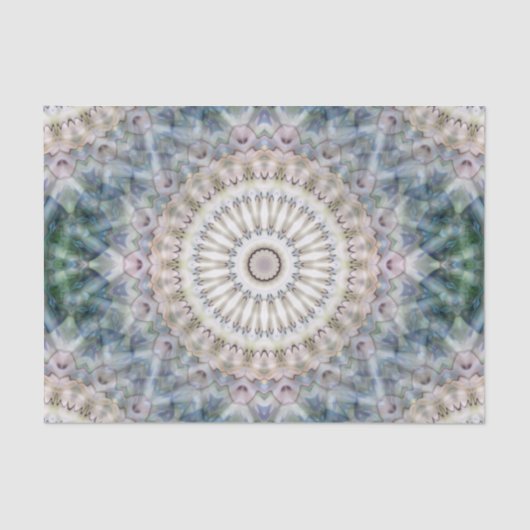 Fun Trippy Hippy Psychedelische Fractale Kaleidosc Tissuepapier (Voorkant)