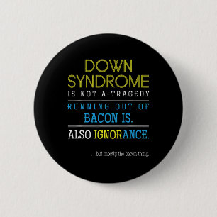 Fun Trisomy 21 Gift Down Syndrome Awareness Ronde Button 5,7 Cm