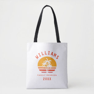 Fun Tropical Beach Summer Vacation Family Reunion Tote Bag