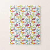 Fun Tropical Cocktails Drink Waterverf Legpuzzel (Verticaal)