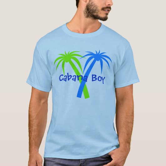 Fun Tropical Palm Trees T-Shirt (Voorkant)