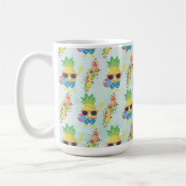 Fun Tropical Pattern  Koffiemok