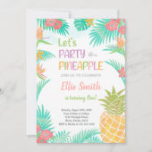 Fun Tropical Summer Party Kaart voor kinderen of v (Voorkant)