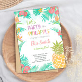 Fun Tropical Summer Party Kaart voor kinderen of v