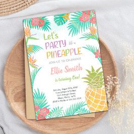 Fun Tropical Summer Party Kaart voor kinderen of v