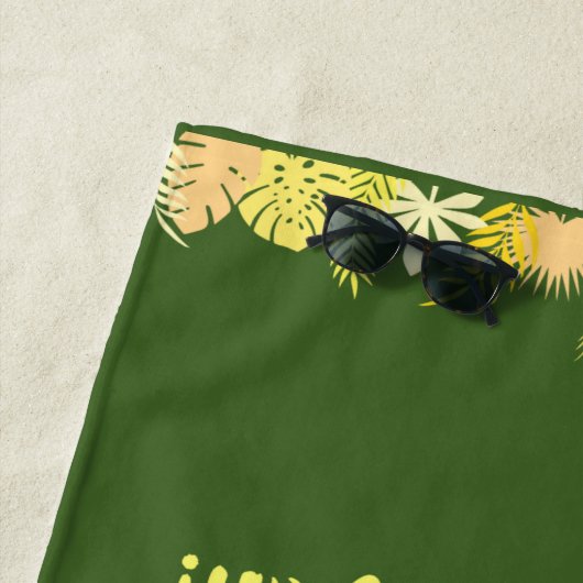 Fun Tropical Summer Strandlaken (In situ)