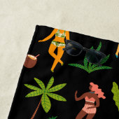 Fun Tropical Swimsuit Girls Strandlaken (In situ)