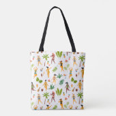 Fun Tropical Swimsuit Girls Tote Bag (Achterkant)