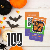 Fun Trunk of Behandel Halloween Visitekaartjes