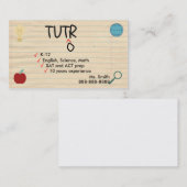 Fun TVisitekaartje Visitekaartje (Voorkant / Achterkant)