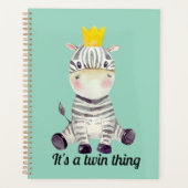 Fun Twin Zebra Planner (Voorkant)