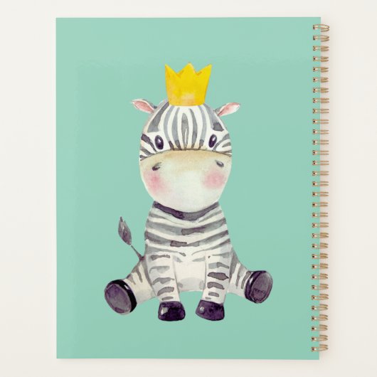 Fun Twin Zebra Planner (Achterkant)