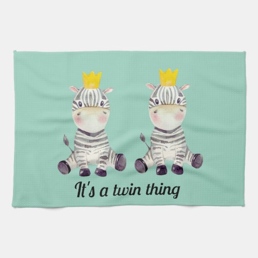 Fun Twin Zebra Theedoek (Horizontaal)