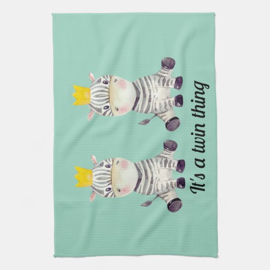 Fun Twin Zebra Theedoek (Verticaal)