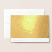 Fun Typografie | Foto rood binnen Prettige feestda Folie Kaarten (Met envelop)