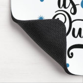 Fun Typography Kerstmis Muismat (Hoek)