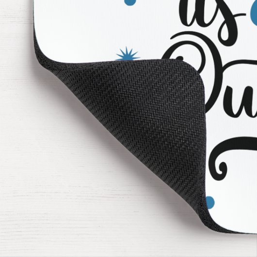 Fun Typography Kerstmis Muismat (Hoek)