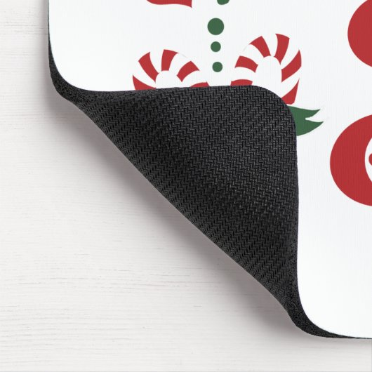 Fun Typography Kerstmis Muismat (Hoek)