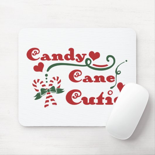 Fun Typography Kerstmis Muismat (Met muis)