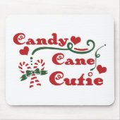 Fun Typography Kerstmis Muismat (Voorkant)