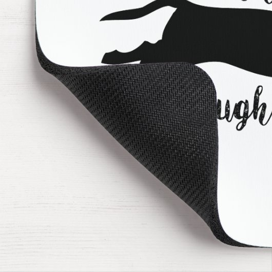 Fun Typography Kerstmis Muismat (Hoek)