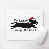 Fun Typography Kerstmis Muismat (Met muis)