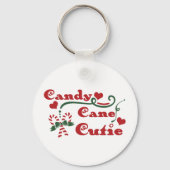 Fun Typography Kerstmis Sleutelhanger (Voorkant)