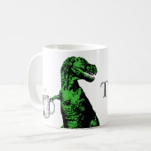 Fun Tyrannosaurus Rex drink thee: Een Tea-Rex... Koffiemok (Voorkant links)