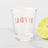 Fun "Uffda" Noren in Amerika Shot Glas (Achterkant)