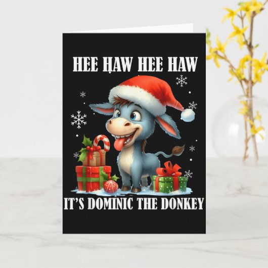 Fun Ugly Christmas Traditions Celebration Funny Ch Kaart (Gele Bloem)