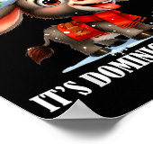 Fun Ugly Christmas Traditions Celebration Funny Ch Poster (Hoek)