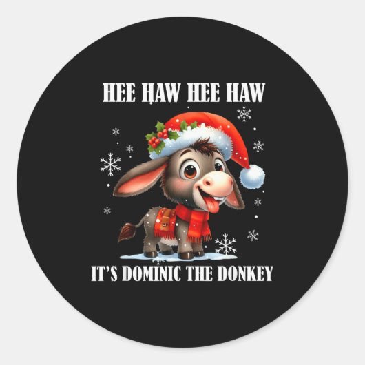 Fun Ugly Christmas Traditions Celebration Funny Ch Ronde Sticker (Voorkant)