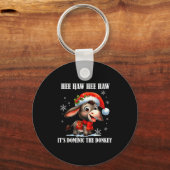 Fun Ugly Christmas Traditions Celebration Funny Ch Sleutelhanger (Voorkant)