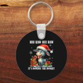Fun Ugly Christmas Traditions Celebration Funny Ch Sleutelhanger (Voorkant)