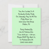 Fun Uitnodiging tot gastland van een Ky Kentucky D (Achterkant)