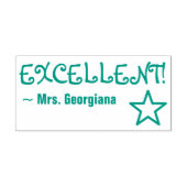 Fun "UITSTEKEND"! Rubberstempel Zelfinktende Stempel (Design)