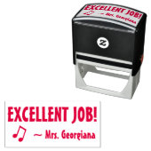 Fun "UITSTEKENDE TAAK!" Educator Rubber Stamp Zelfinktende Stempel (In situ)