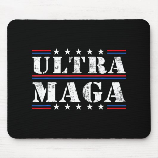Fun Ultra Maga  Amerikaanse vlag Ultra Maga Re Muismat (Voorkant)