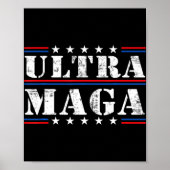 Fun Ultra Maga  Amerikaanse vlag Ultra Maga Re Poster (Voorkant)