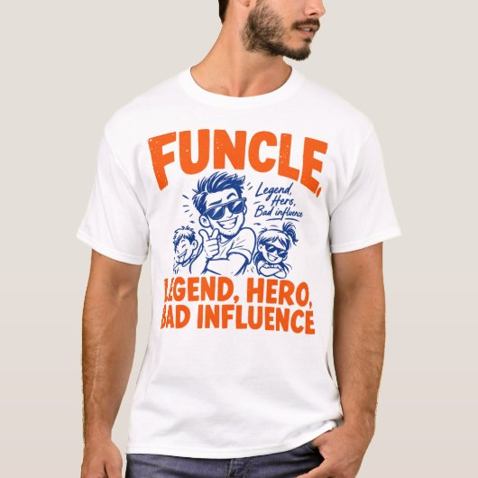 Fun Uncle Gift Shirt (Voorkant)