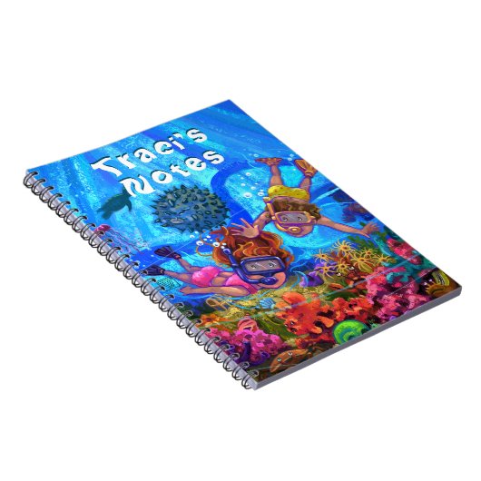 Fun under the Zee Personalized Notitieboek (Rechterzijde)