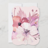 Fun Unicorn gezicht waterverf verjaardagsfeestje u Kaart (Achterkant)