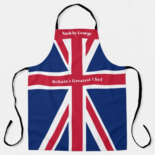 Fun Union Jack Flag Groot-Brittannië's grootste ch Schort (Voorkant)