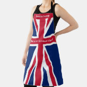 Fun Union Jack Flag Groot-Brittannië's grootste ch Schort (Insitu)