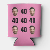 Fun Unique 40th Birthday Photo Cool Retro kan koel Blikjeskoeler (Voorkant)