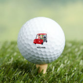 Fun Unique  Cart Monogram Name Golf Balls Golfballen (Insitu Shirt)