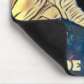 Fun Unique Custom Clyde Dog  Muismat (Hoek)